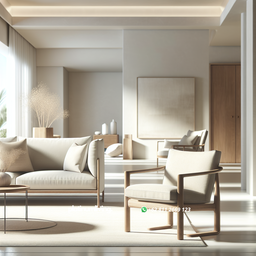 Kursi Tamu Minimalis Modern: Pilihan Tepat untuk Ruang Tamu Elegan 1 kursi tamu minimalis modern di ruang tamu