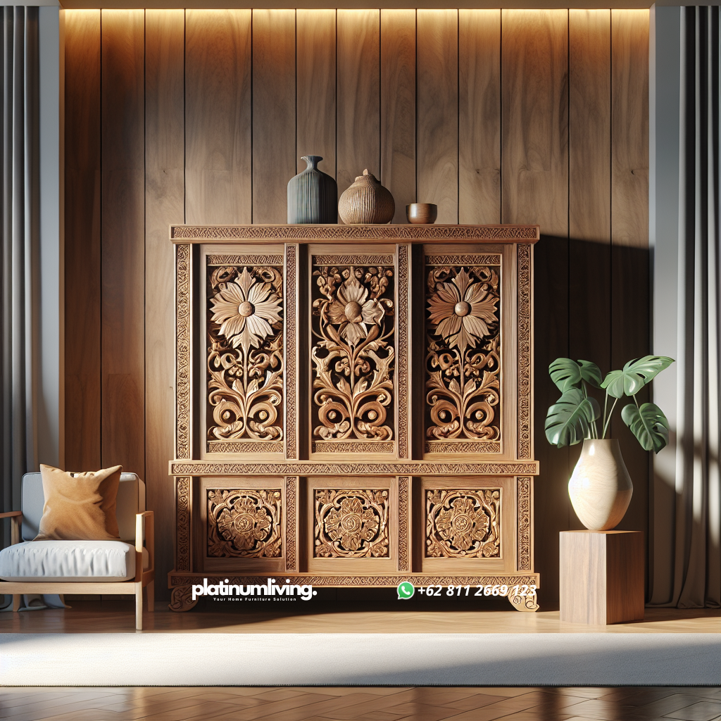 Mebel Jepara: Keindahan dan Keunikan Furnitur Kayu Ukir Khas Indonesia 1 Intricate carved Jepara teak wood furniture