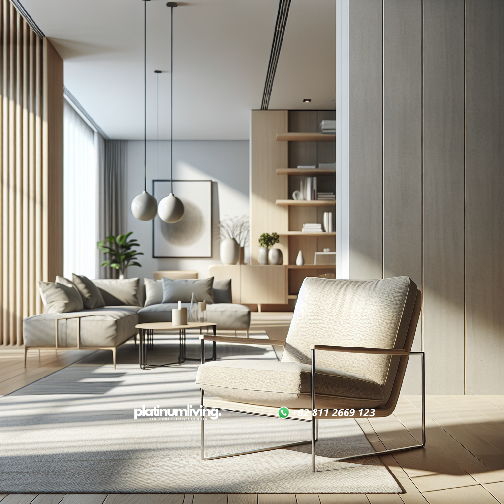Memilih Kursi Minimalis yang Tepat untuk Dekorasi Rumah Modern 1 Kursi minimalis modern di ruang tamu