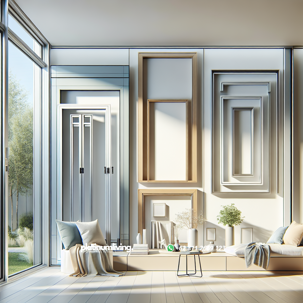 Model Kusen Jendela Terbaru: Pilihan Bahan dan Desain Modern untuk Hunian Anda 1 Desain kusen jendela modern dari berbagai bahan