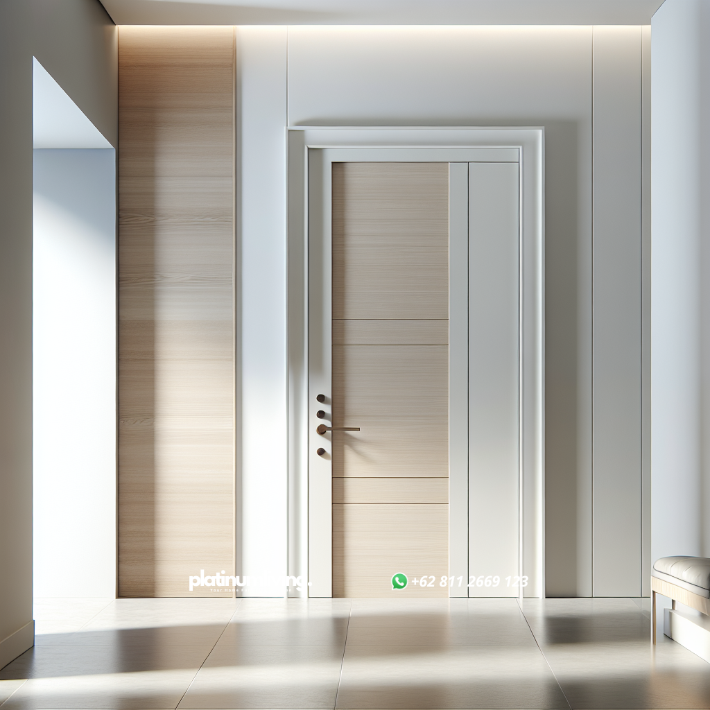 Pintu minimalis elegan untuk rumah modern