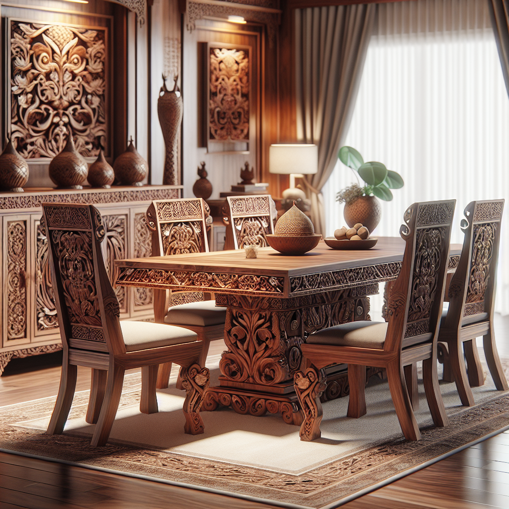 Furniture ukir Jepara dari Platinumliving dengan desain klasik dan elegan