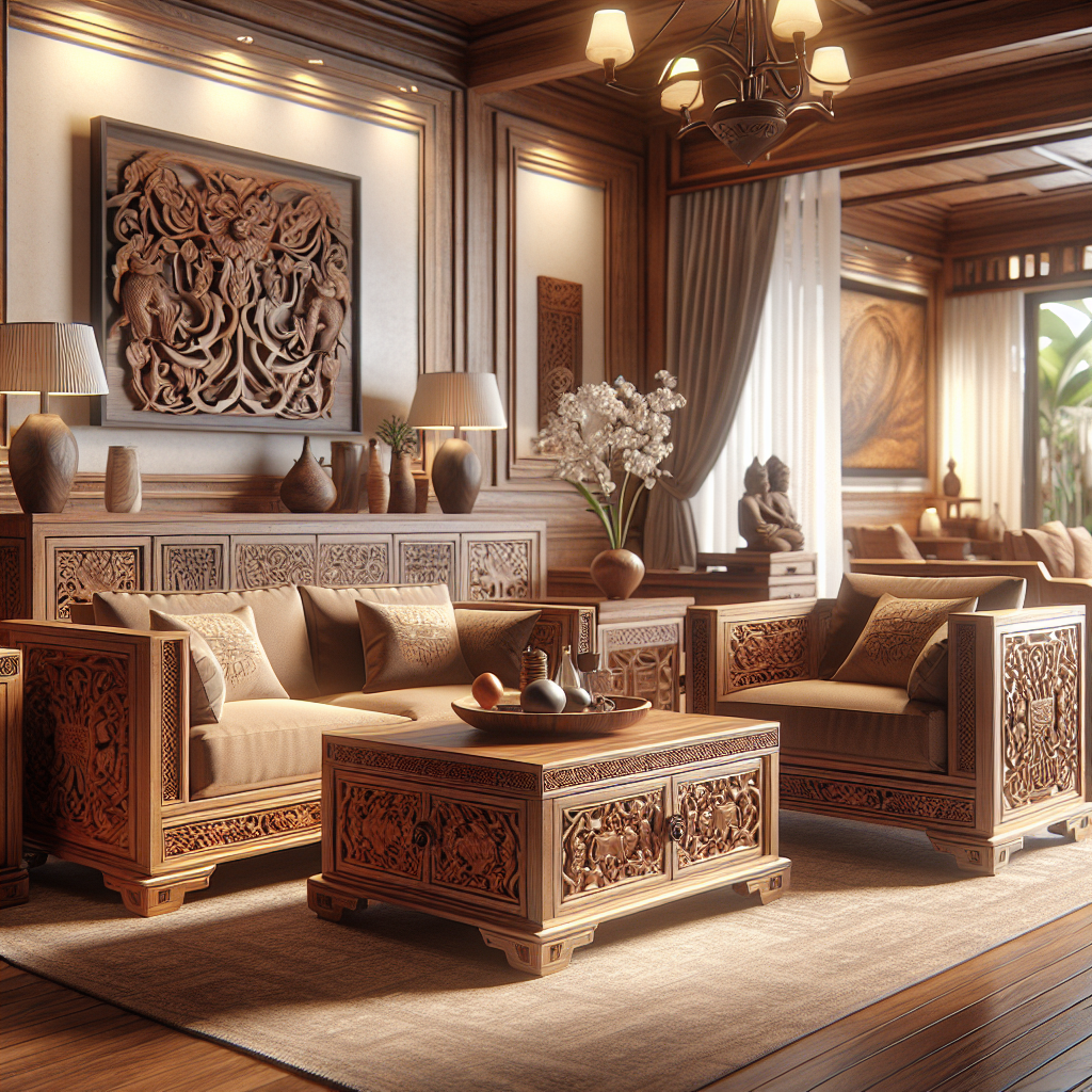 Mebel Jepara dari Platinumliving dengan ukiran kayu jati yang indah