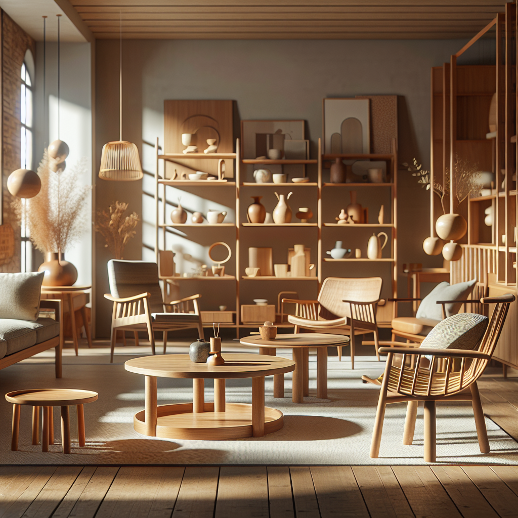 Gambar furnitur dan mebel di ruang tamu modern
