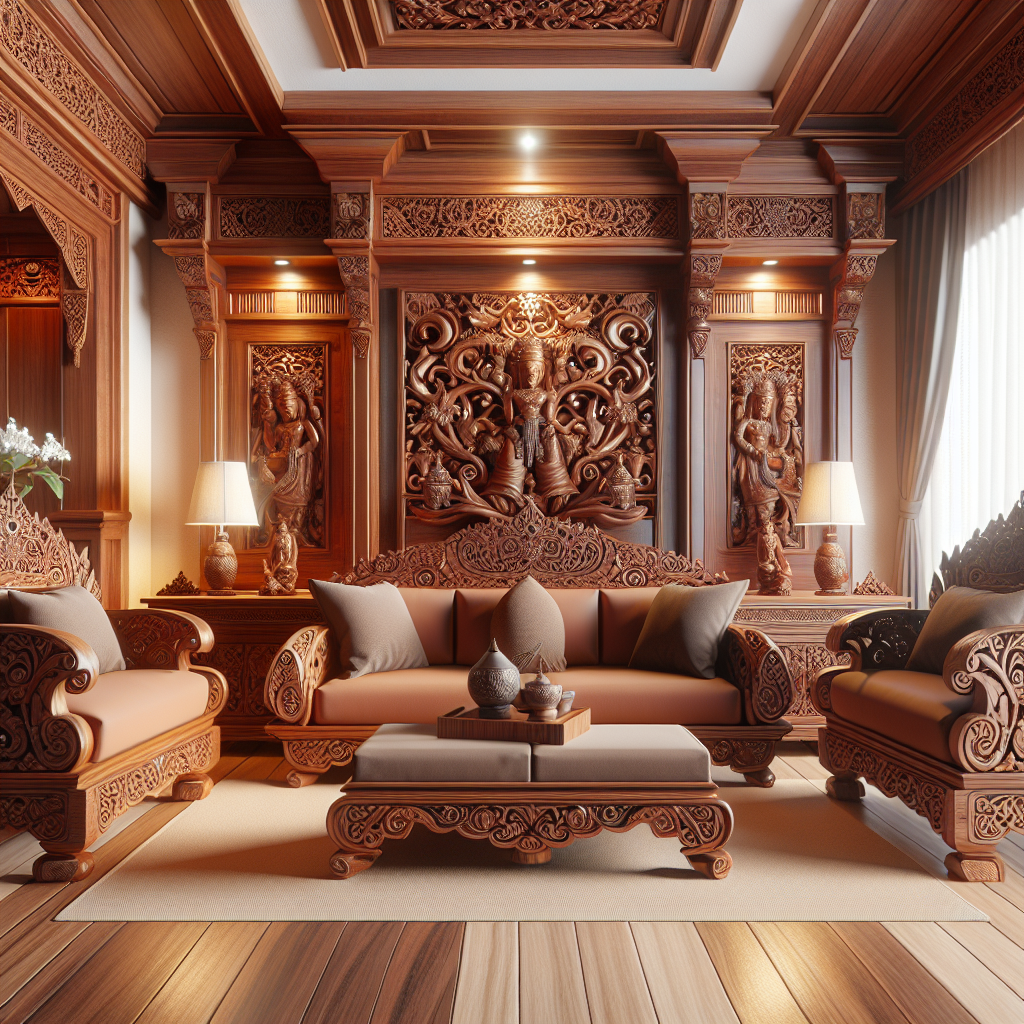 Mebel kayu berukir khas Jepara dari Platinumliving