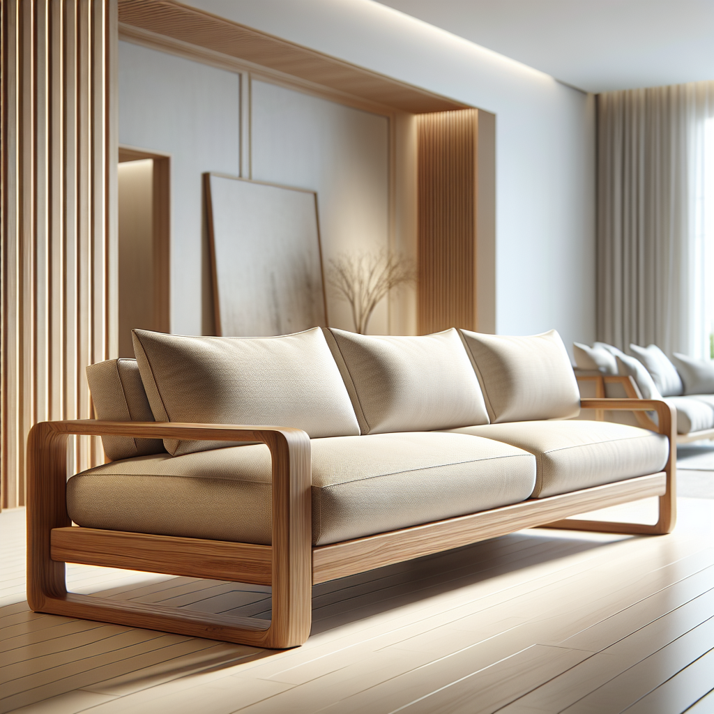 sofa kayu jati model terbaru desain minimalis