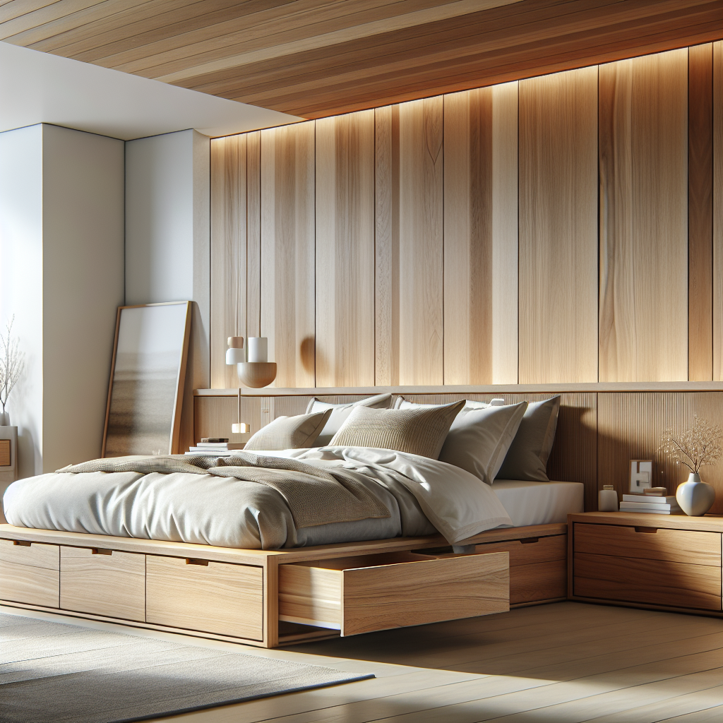 Tempat Tidur Jati Model Laci Setiabudi: Solusi Praktis dan Elegan untuk Kamar Tidur Modern 1 Tempat Tidur Jati Model Laci dengan Warna Kayu Natural