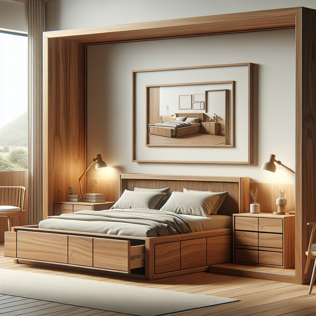 Tempat Tidur Jati Model Laci di Duren Sawit: Pilihan Elegan dengan Fungsi Maksimal 1 Tempat tidur kayu jati dengan laci di kamar tidur modern