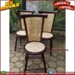 Kursi Makan Jati Teak Rattan Chair Kursi Cafe Kursi Makan Cafe Interior Cafe