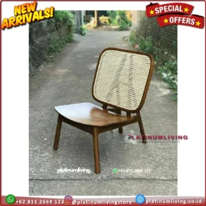 Kursi Cafe Kursi Santai Jati Teak Lounge Chair