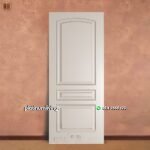 Daun pintu cat putih kayu solid mahoni 1 daun PJ-287 platinumliving furniture jepara