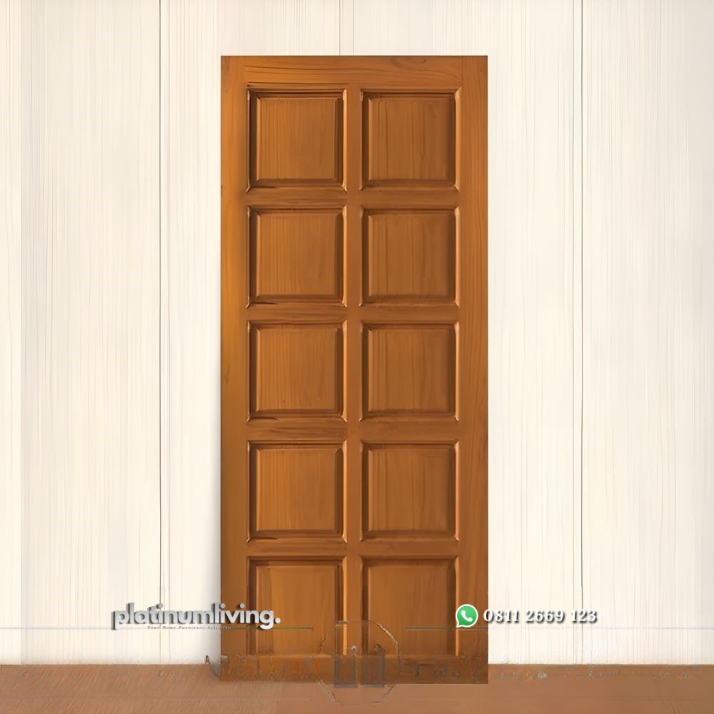 Daun pintu jati jepara solid panel single PJ-191 platinumliving furniture jepara 1 Daun pintu jati jepara solid panel single PJ-191 platinumliving furniture jepara 1
