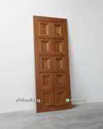 Daun Pintu kayu jati jepara Modern Cube 10 panel PJ-381 platinumliving furniture jepara - Gambar 2