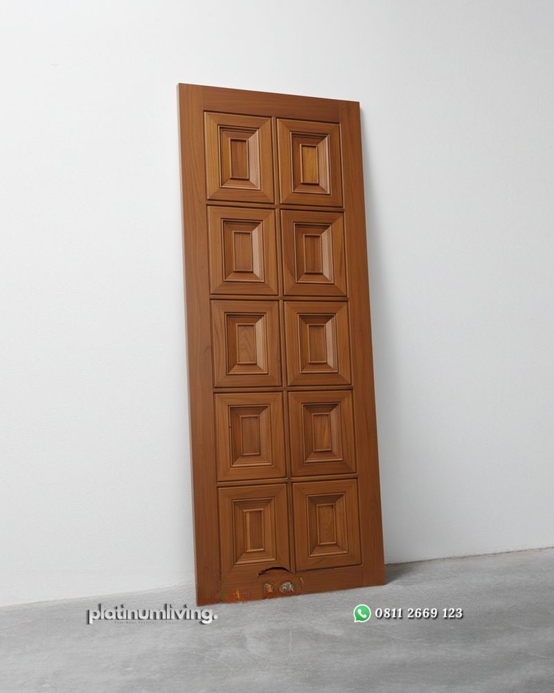 Daun Pintu kayu jati jepara Modern Cube 10 panel PJ-381 platinumliving furniture jepara 2 Daun Pintu kayu jati jepara Modern Cube 10 panel PJ-381 platinumliving furniture jepara 2