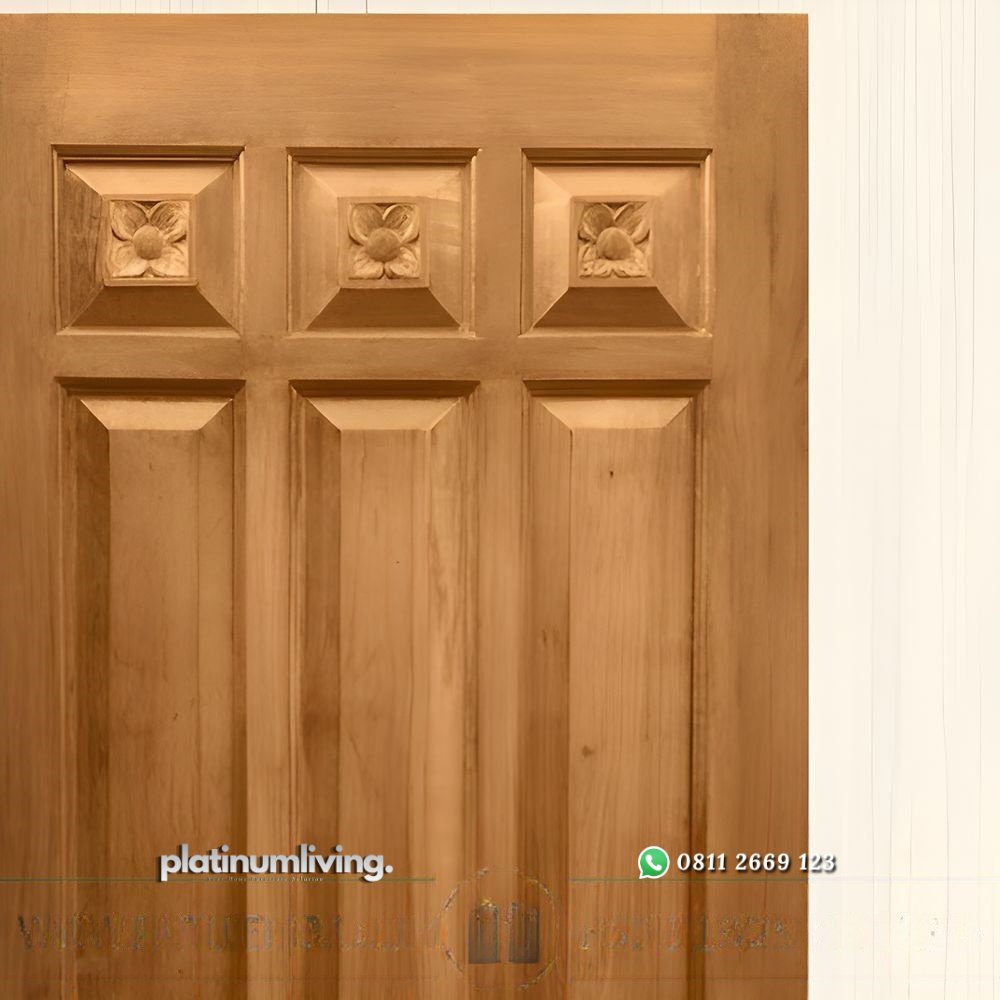 Daun pintu kayu jati jepara modern klasik panel PJ-193 platinumliving furniture jepara 2 Daun pintu kayu jati jepara modern klasik panel PJ-193 platinumliving furniture jepara 2