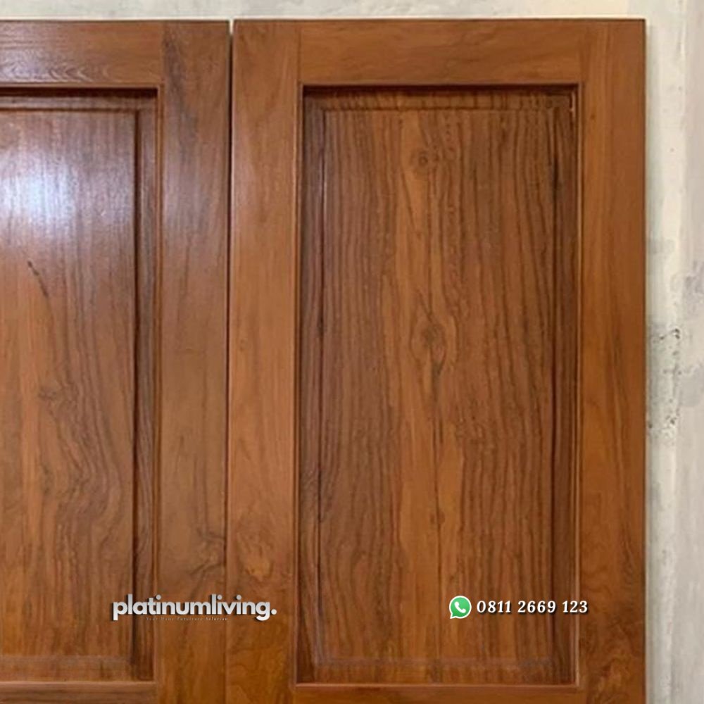 Daun pintu kayu jati jepara solid double PJ-199 platinumliving furniture jepara 2 Daun pintu kayu jati jepara solid double PJ-199 platinumliving furniture jepara 2