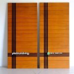 Daun pintu kayu jati minimalis modern abstrak PJ-89 platinumliving furniture jepara
