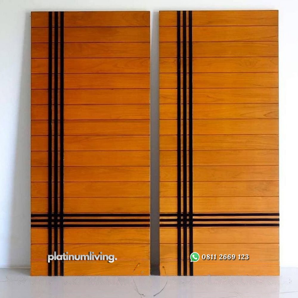 Daun pintu kayu jati minimalis modern abstrak PJ-89 platinumliving furniture jepara 1 Daun pintu kayu jati minimalis modern abstrak PJ-89 platinumliving furniture jepara 1