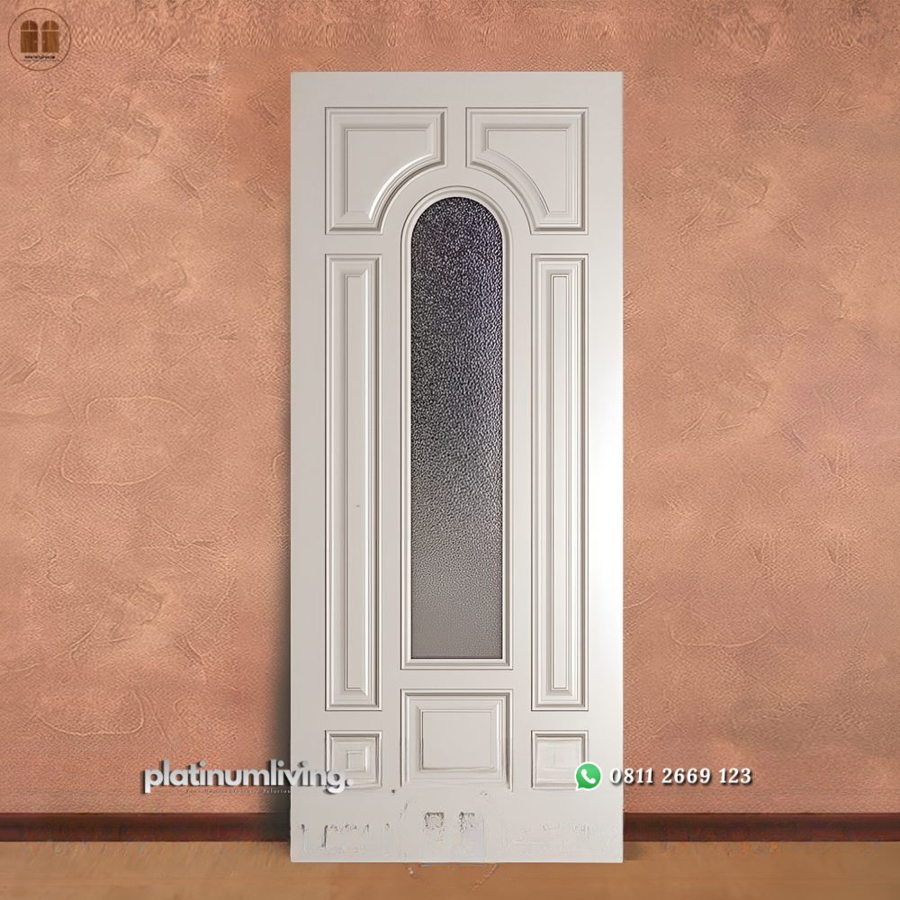 Daun pintu klasik mewah cat duco panel kaca arch PJ-274 platinumliving furniture jepara 1 Daun pintu klasik mewah cat duco panel kaca arch PJ-274 platinumliving furniture jepara 1