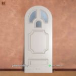 Daun pintu klasik modern cat duco lengkung tunggal PJ-256 platinumliving furniture jepara