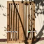 Daun pintu minimalis kayu jati double ruji PJ-34 platinumliving furniture jepara