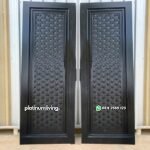 Daun pintu modern minimalis kayu jati double PJ-72 platinumliving furniture jepara