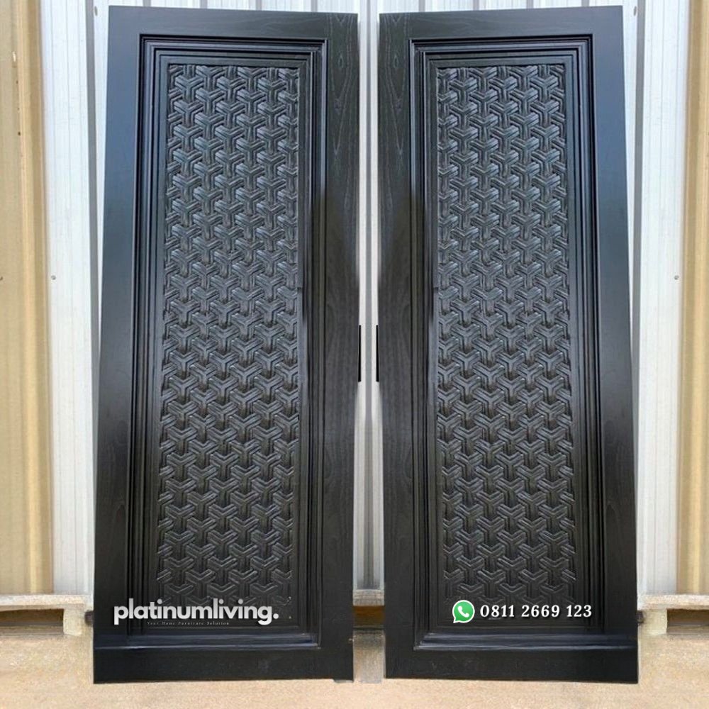 Daun pintu modern minimalis kayu jati double PJ-72 platinumliving furniture jepara 1 Daun pintu modern minimalis kayu jati double PJ-72 platinumliving furniture jepara 1