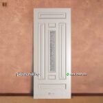 Daun pintu putih cat duco klasik panel kaca PJ-271 platinumliving furniture jepara