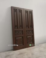 Daun pintu ukir kayu jati klasik panel praba PJ-378 platinumliving furniture jepara - Gambar 2