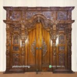 Gebyok jawa kayu jati jepara ukir ethnik PJ-214 platinumliving furniture jepara