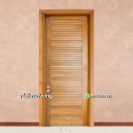 Kusen pintu 1 daun minimalis modern kayu jati PJ-204 platinumliving furniture jepara