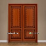 Kusen pintu jati jepara kupu tarung klasik PJ-220 platinumliving furniture jepara