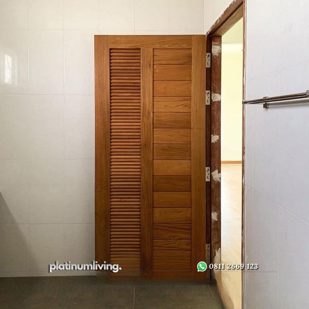 Kusen pintu jati jepara single panel salur jalusi minimalis PJ-117 platinumliving furniture jepara 4 Kusen pintu jati jepara single panel salur jalusi minimalis PJ-117 platinumliving furniture jepara 4