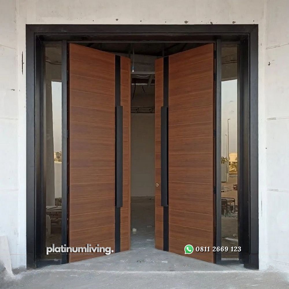 Kusen pintu jati minimalis 2 daun jedela ganda PJ-20 platinumliving furniture jepara 3 Kusen pintu jati minimalis 2 daun jedela ganda PJ-20 platinumliving furniture jepara 3