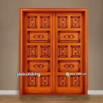 Kusen pintu jati panel klasik ukiran daun ganda PJ-237 platinumliving furniture jepara