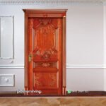 Kusen pintu kamar klasik ukir jepara daun tunggal PJ-129 platinumliving furniture jepara