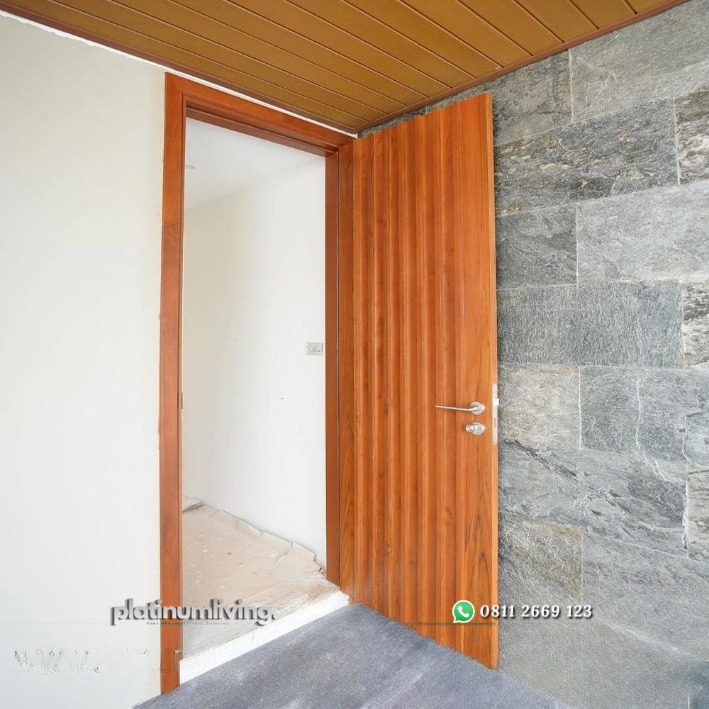 Kusen pintu kamr jati minimalis single PJ-206 platinumliving furniture jepara 2 Kusen pintu kamr jati minimalis single PJ-206 platinumliving furniture jepara 2