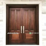 Kusen pintu kayu jati jepara klasik 2 daun PJ-43 platinumliving furniture jepara