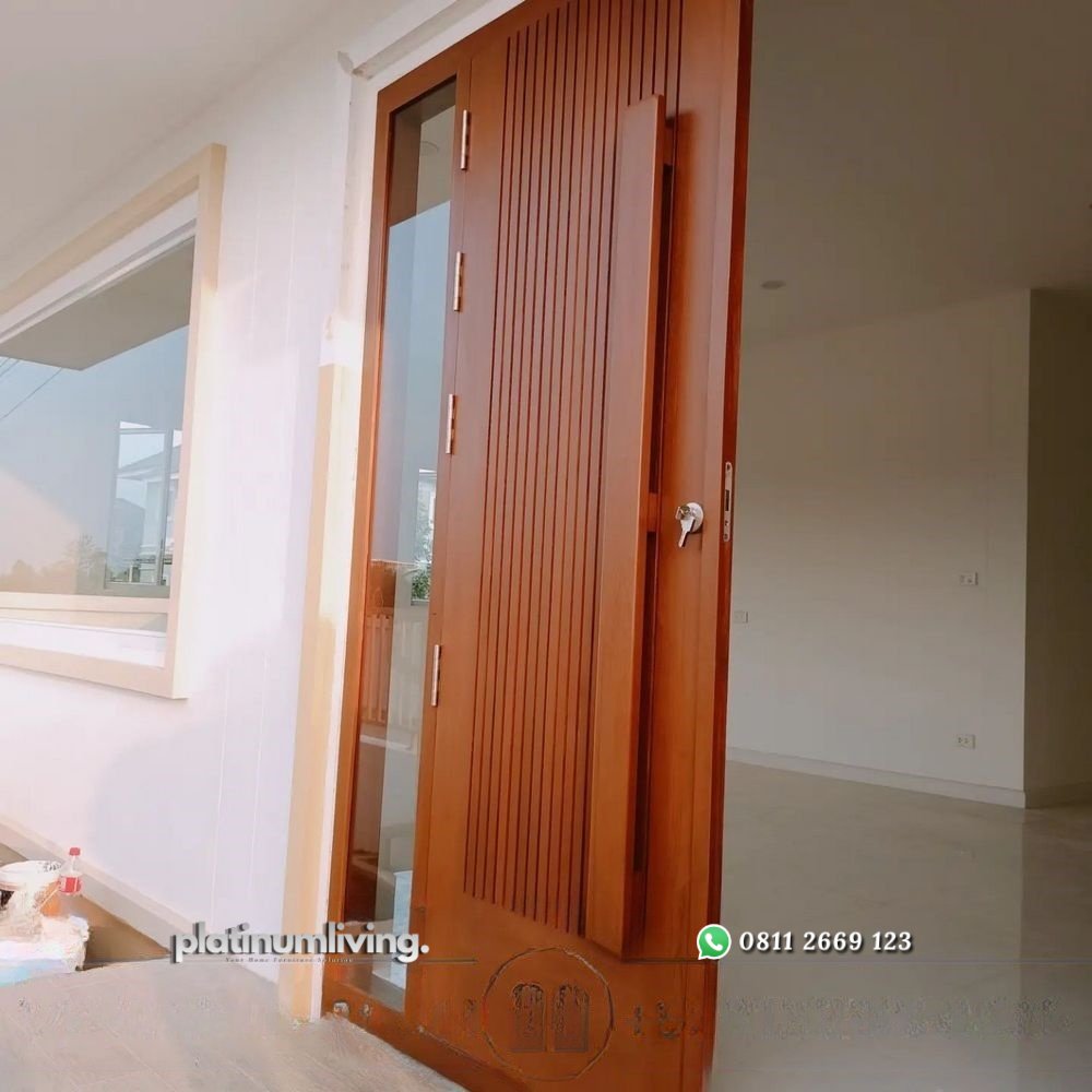 Kusen pintu minimalis jati daun ganda 2 jendela PJ-195 platinumliving furniture jepara 4 Kusen pintu minimalis jati daun ganda 2 jendela PJ-195 platinumliving furniture jepara 4