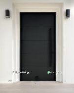 Kusen pintu rumah minimalis modern 1 daun jati jepara PJ-361 platinumliving furniture jepara