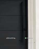 Kusen pintu rumah minimalis modern 1 daun jati jepara PJ-361 platinumliving furniture jepara - Gambar 2