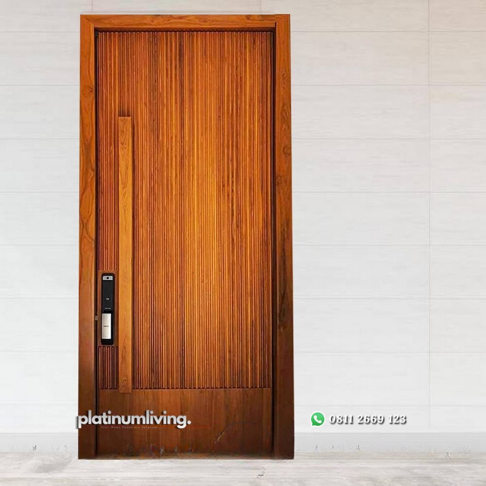 Kusen pintu single minimalis modern kayu jati jepara PJ-106 platinumliving furniture jepara 1 Kusen pintu single minimalis modern kayu jati jepara PJ-106 platinumliving furniture jepara 1