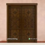 Kusen pintu ukir kayu jati jepara daun double antik PJ-188 platinumliving furniture jepara