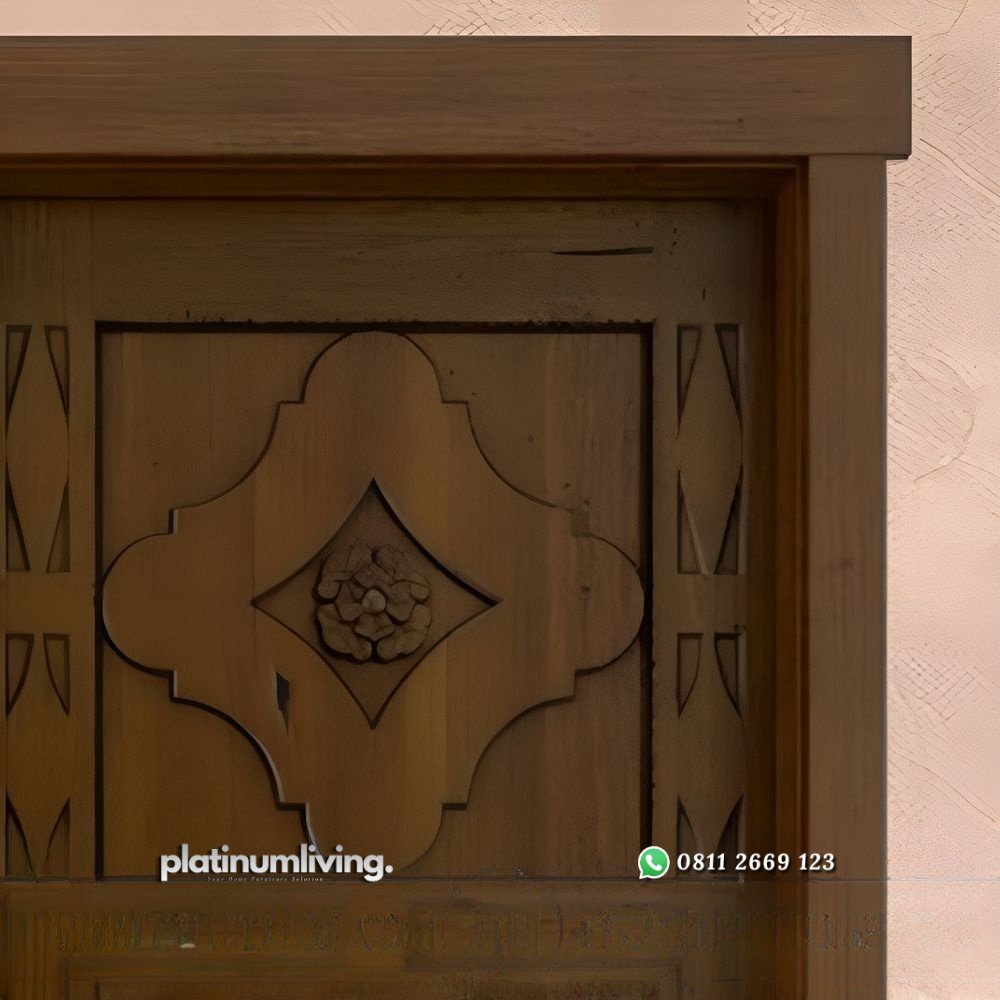 Kusen pintu ukir kayu jati jepara daun double antik PJ-188 platinumliving furniture jepara 2 Kusen pintu ukir kayu jati jepara daun double antik PJ-188 platinumliving furniture jepara 2