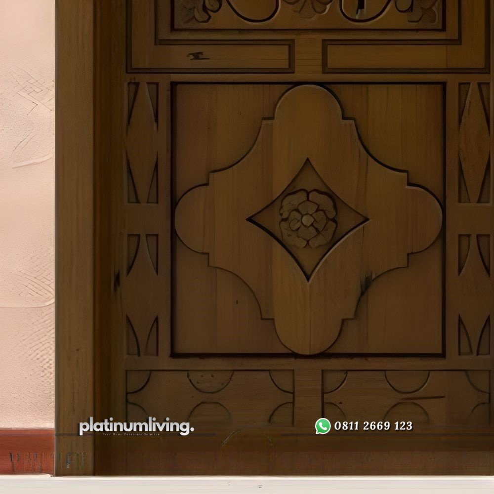 Kusen pintu ukir kayu jati jepara daun double antik PJ-188 platinumliving furniture jepara 3 Kusen pintu ukir kayu jati jepara daun double antik PJ-188 platinumliving furniture jepara 3