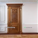 Kusen pintu ukir mewah kayu jati 1 daun PJ-127 platinumliving furniture jepara