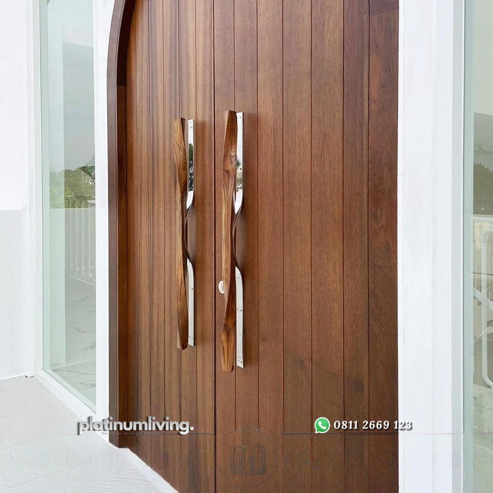 Kusen pintu utama & balkon jati 2 daun lengkung PJ-66 platinumliving furniture jepara 2 Kusen pintu utama & balkon jati 2 daun lengkung PJ-66 platinumliving furniture jepara 2