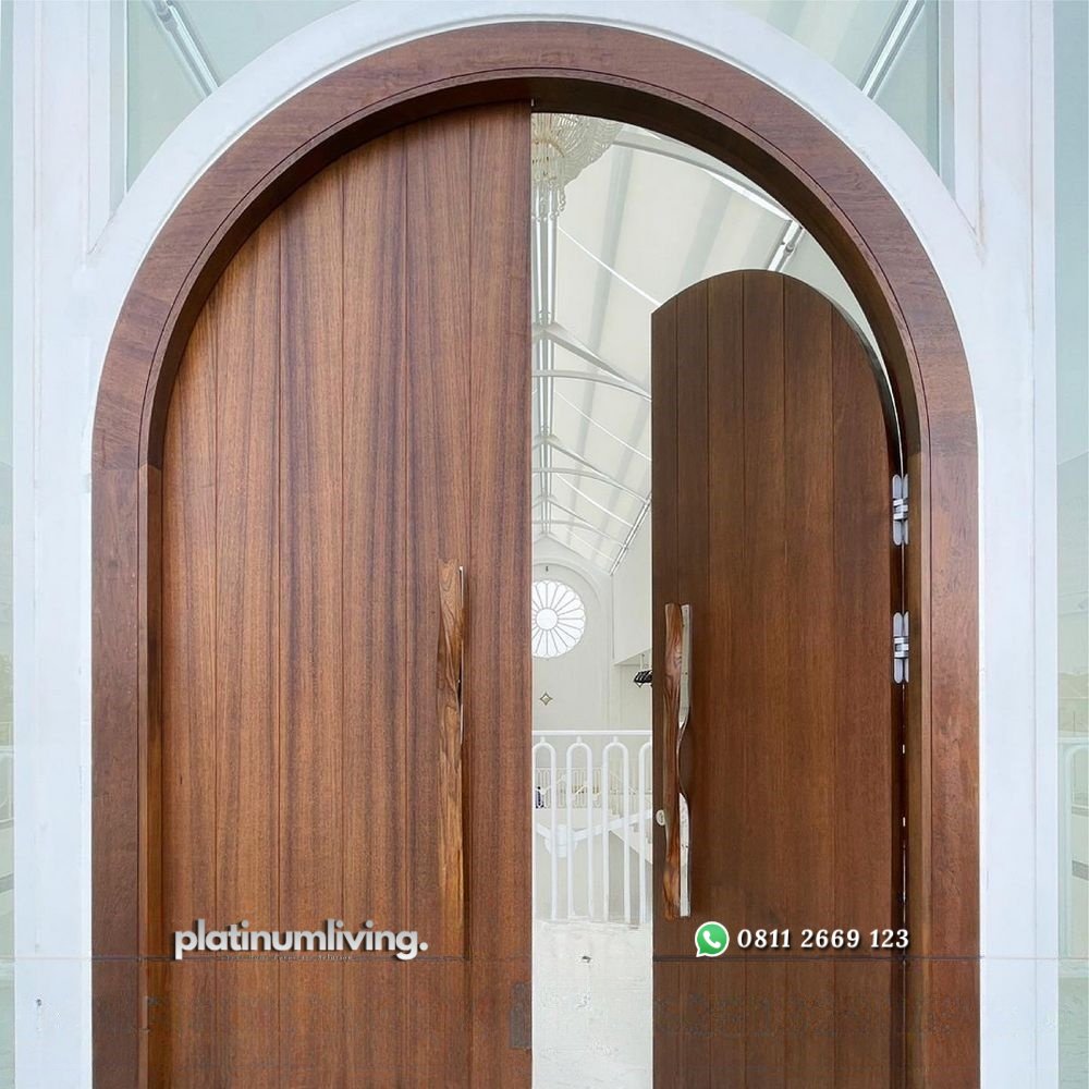Kusen pintu utama & balkon jati 2 daun lengkung PJ-66 platinumliving furniture jepara 3 Kusen pintu utama & balkon jati 2 daun lengkung PJ-66 platinumliving furniture jepara 3