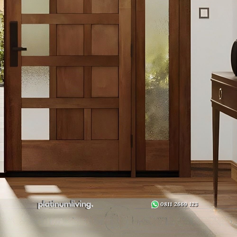Kusen pintu utama daun ganda 2 jendela jati minimalis PJ-140 platinumliving furniture jepara 4 Kusen pintu utama daun ganda 2 jendela jati minimalis PJ-140 platinumliving furniture jepara 4