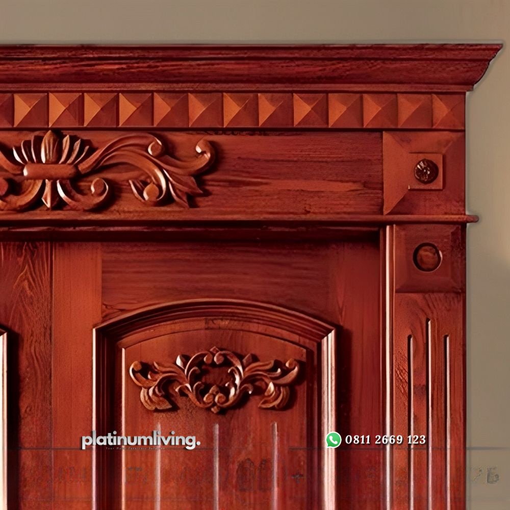 Kusen pintu utama ukir klasik 2 daun jati PJ-126 platinumliving furniture jepara 2 Kusen pintu utama ukir klasik 2 daun jati PJ-126 platinumliving furniture jepara 2